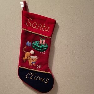 Santa Claws Stocking